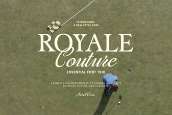 Royale Couture Font: Elegant Typography for Luxury Designs